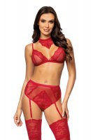 Dreiteiliges Dessous-Set Cristalyn