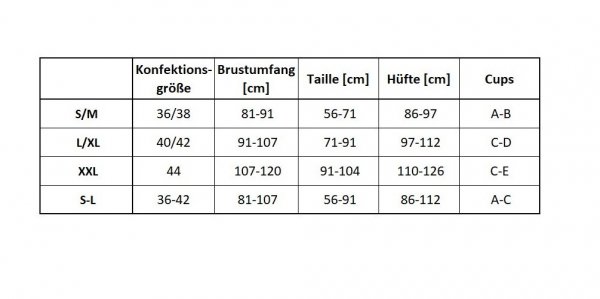 Langarm-Body ouvert mit Cut-Outs